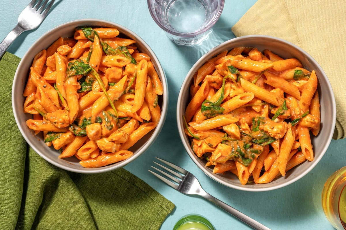 Herby Creamy Tomato Chicken Penne