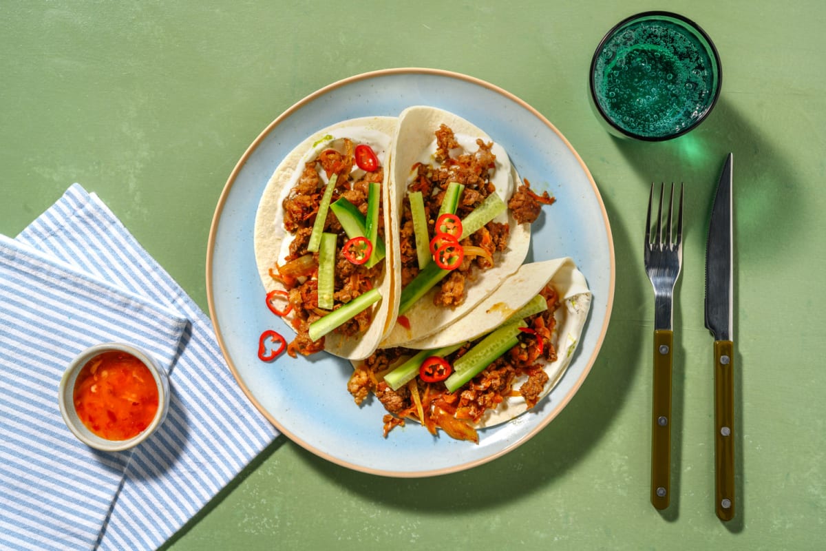 Tacos di maiale e yogurt alla vietnamita