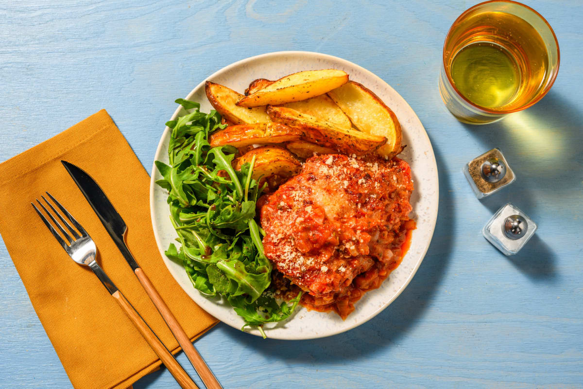 Parmigiana de pollo