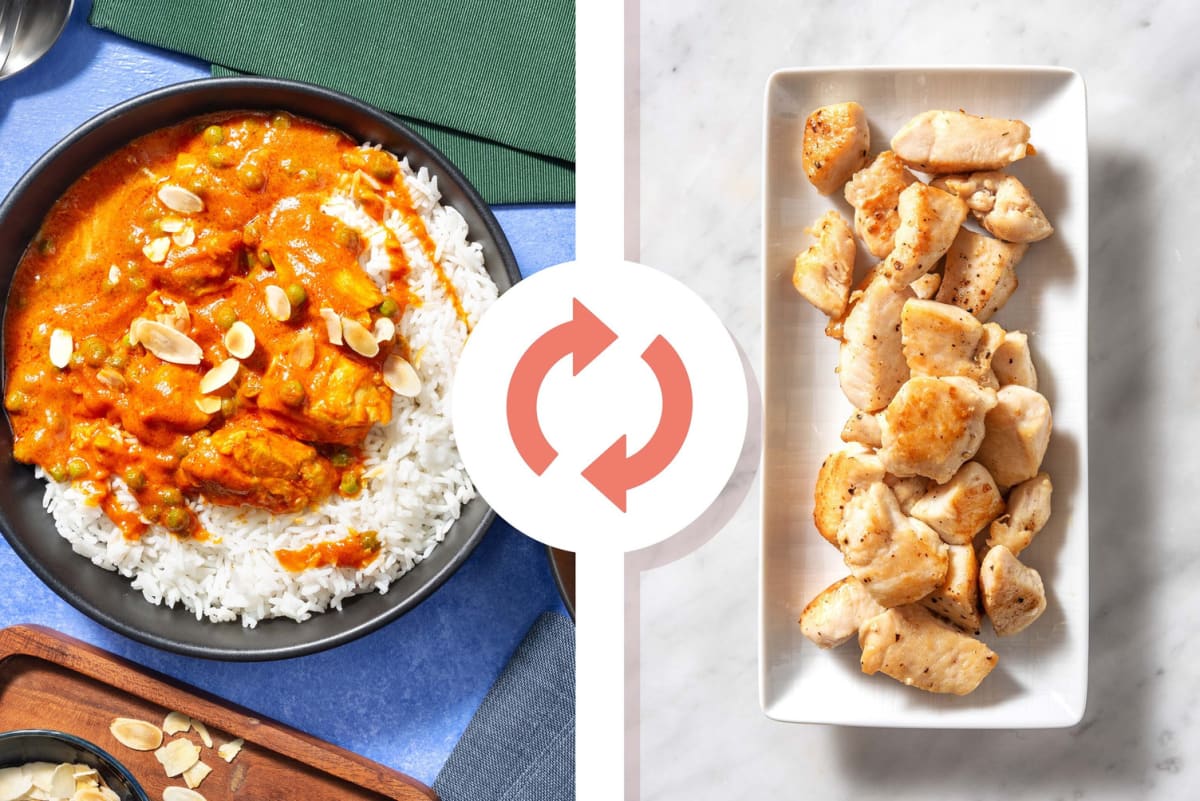 Butter Chicken Breast and Basmati Rice