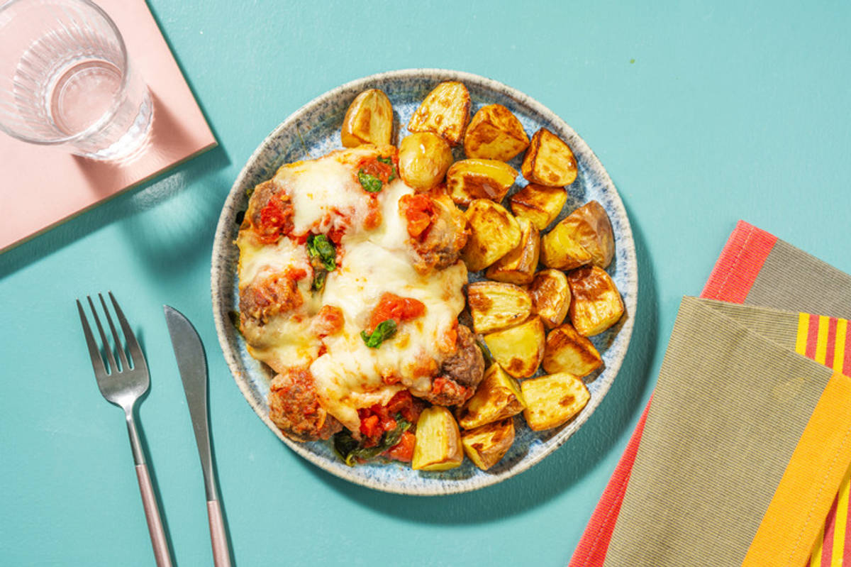 Beef Meatballs and Melted Mozzarella Recipe HelloFresh