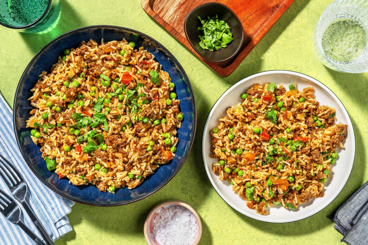 Aromatic Beef Pilaf Recipe HelloFresh