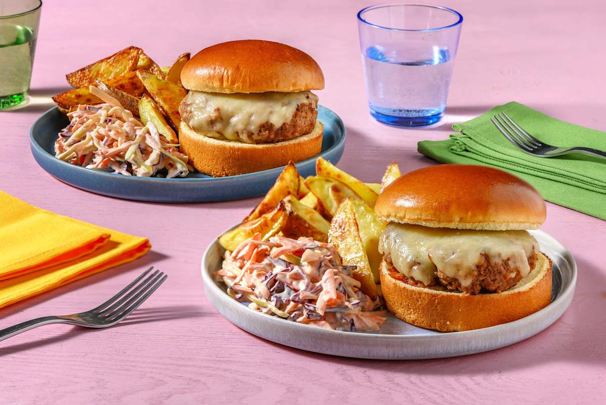 Family Favourite Cheddar Cheeseburger