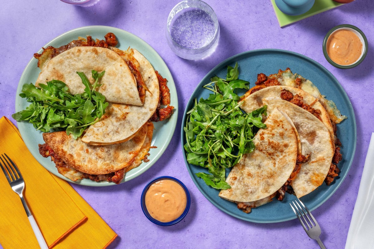 Cheeseburger Quesadillas