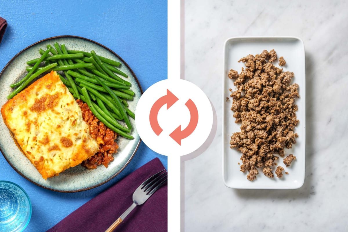 Beef and Cheesy Mash Pie