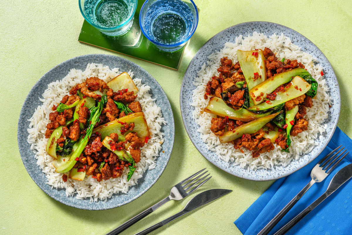 Thai Style Pork Rice Bowl Recipe | HelloFresh