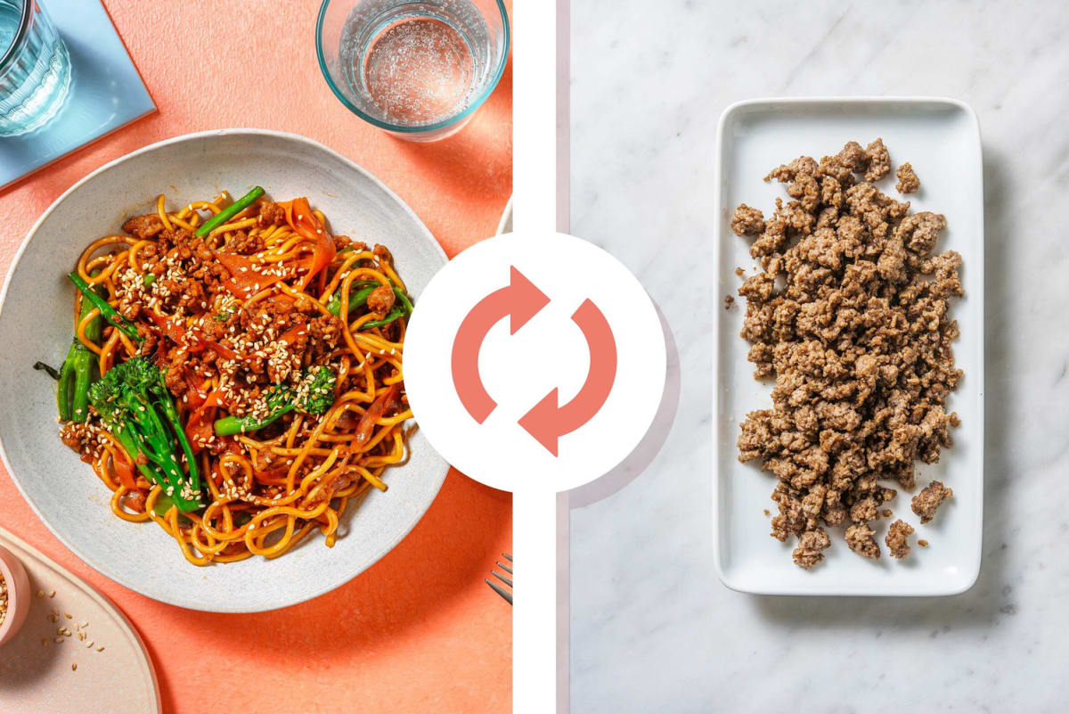 Stir-Fried Honey Beef Noodles