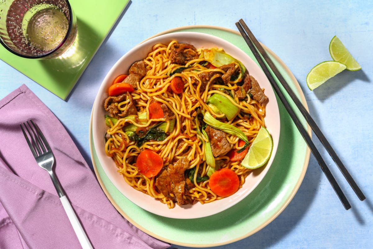 Fragrant Beef Egg Noodles