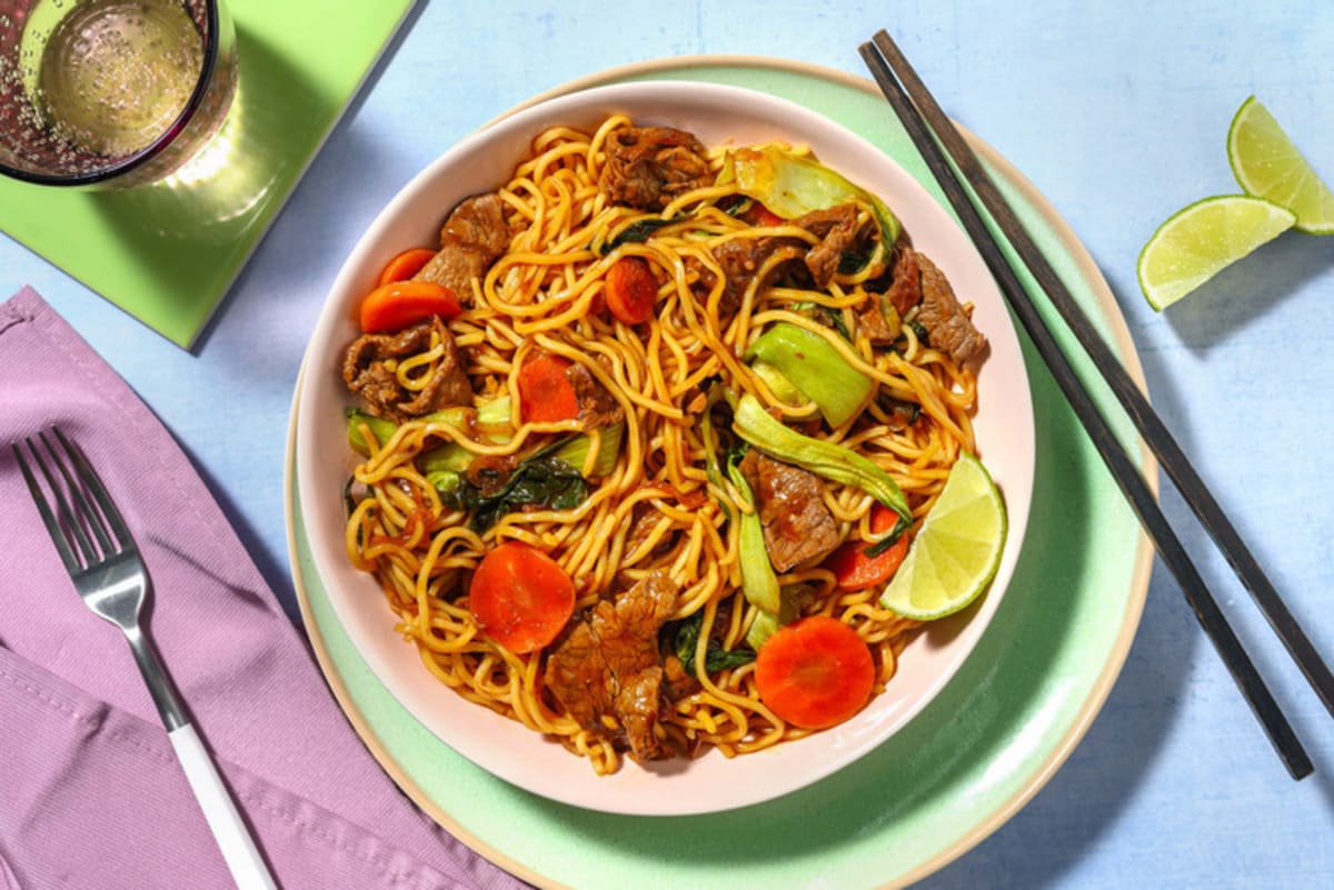 Fragrant Beef Egg Noodles