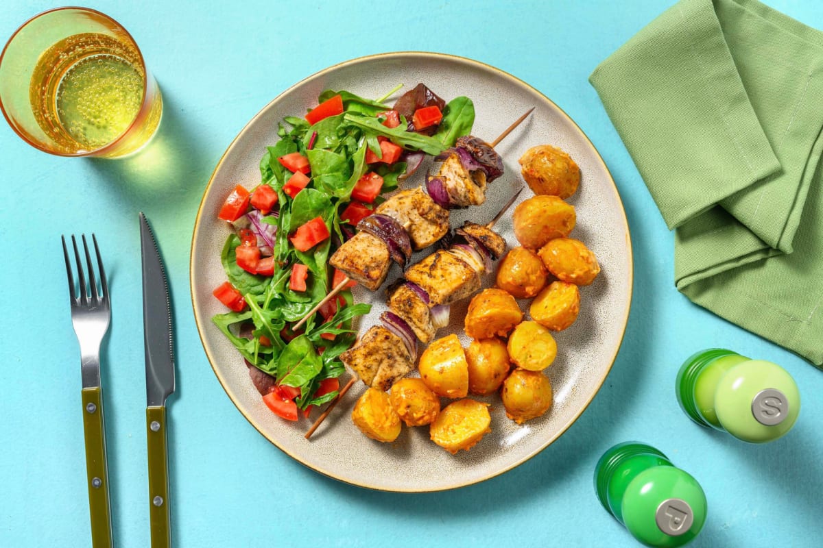 Peri Peri Honey and Lime Chicken Skewers