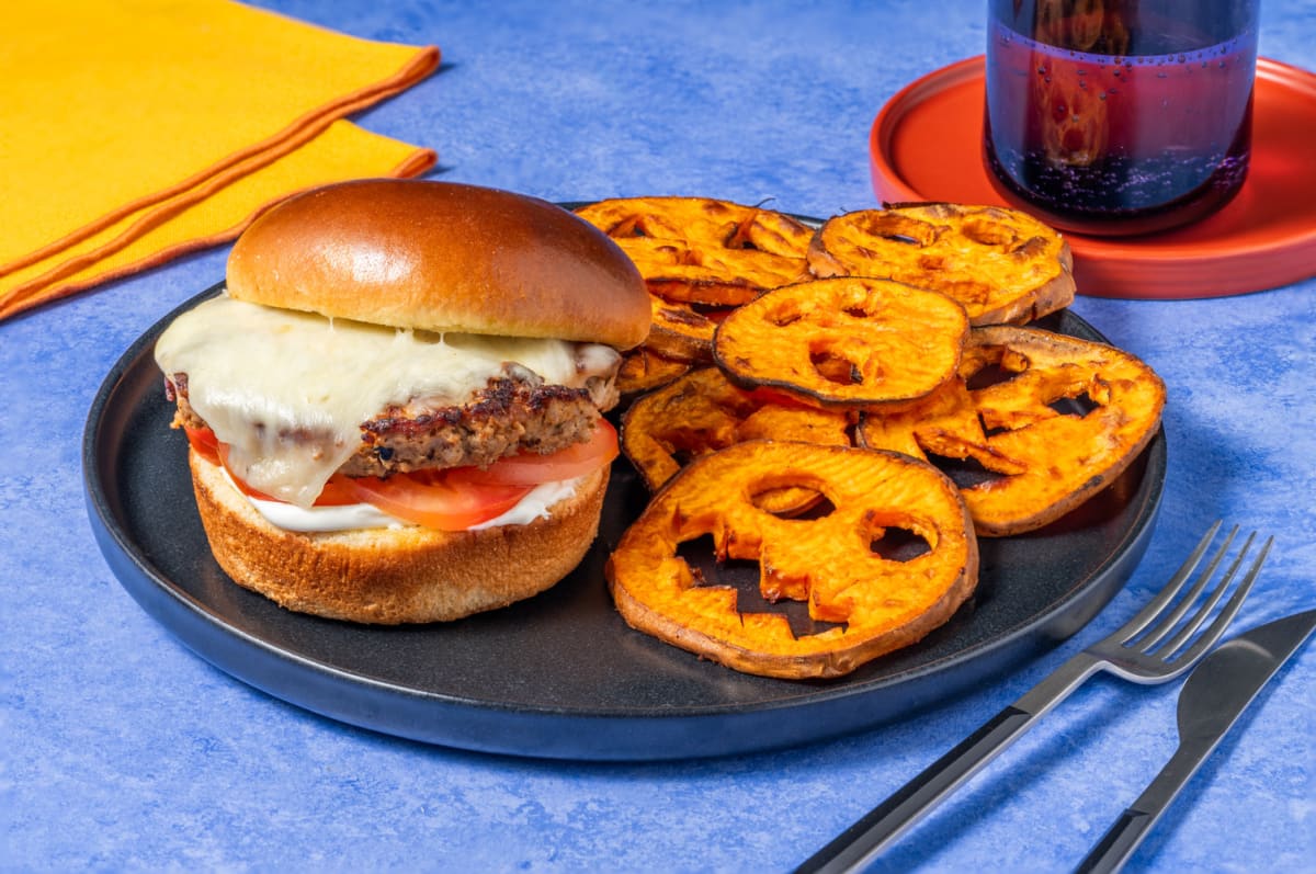 Spooky Spiced Burgers