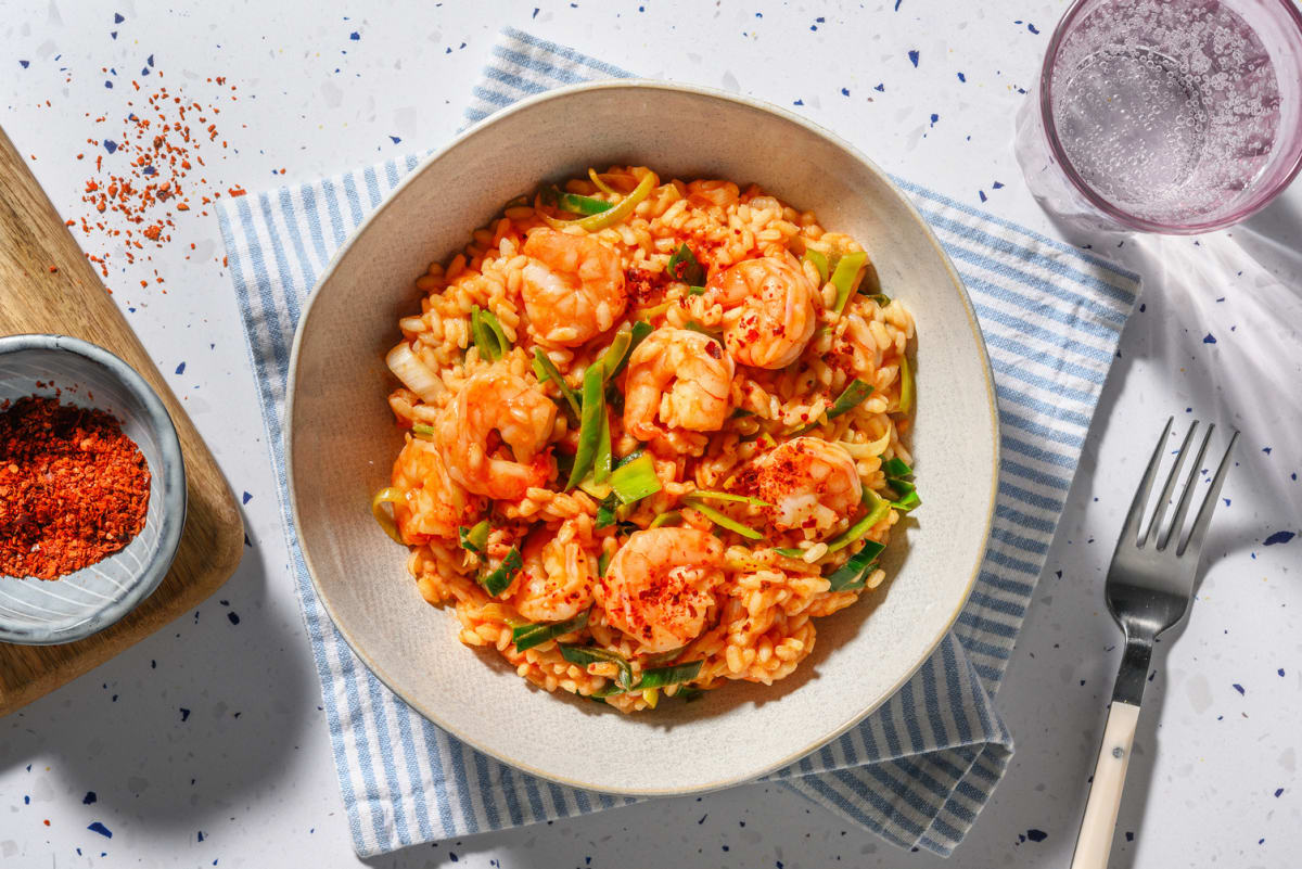 Prawn and Tomato Risotto Recipe | HelloFresh