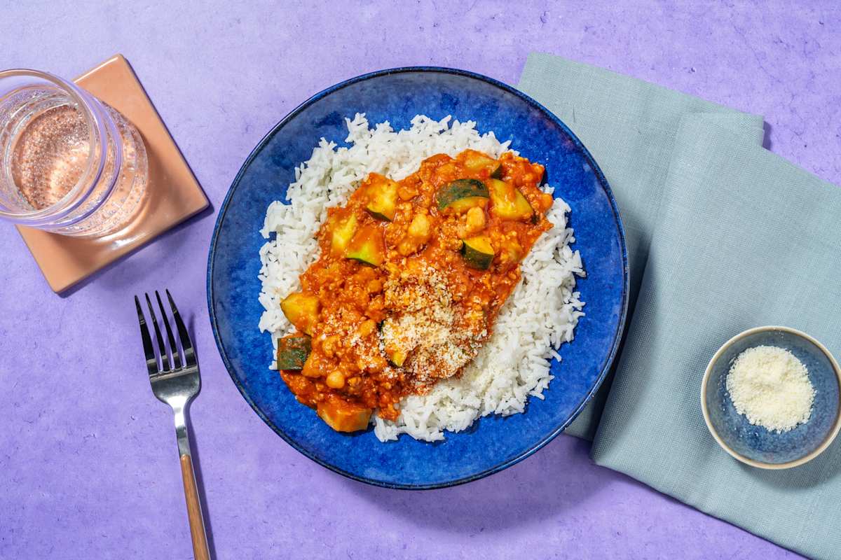 Courgette and Lamb Chilli