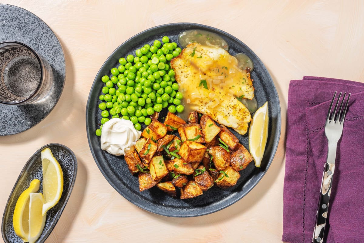 Lemon & Herb Basa in Garlic Butter Sauce 