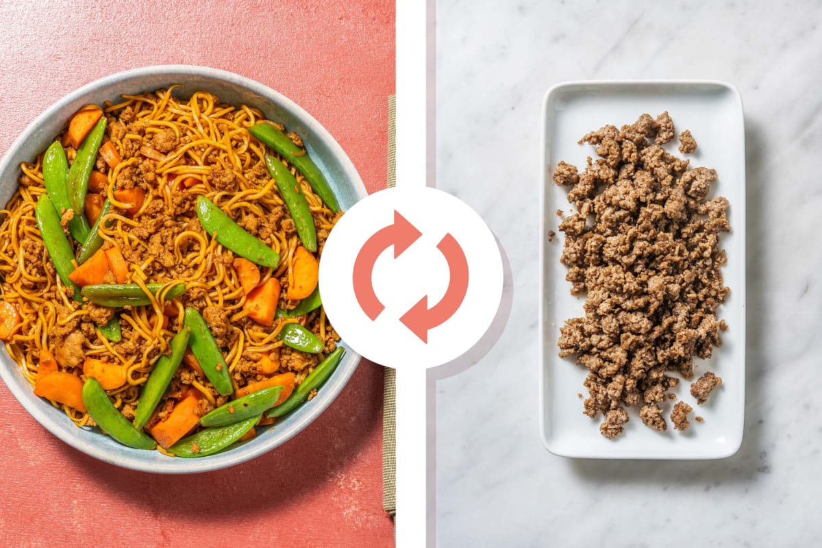 Thai Inspired Beef and Noodle Stir-Fry