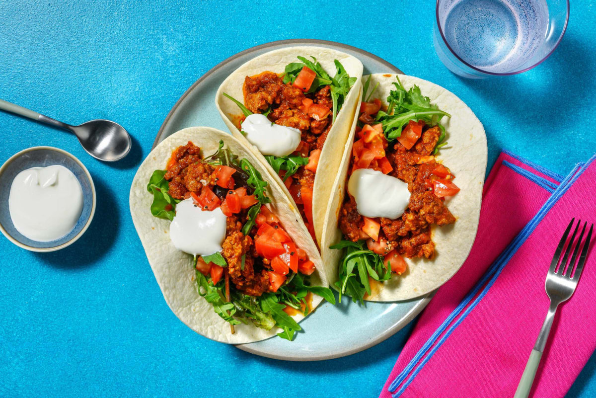 Tex-Mex Style Pork Mince Tacos