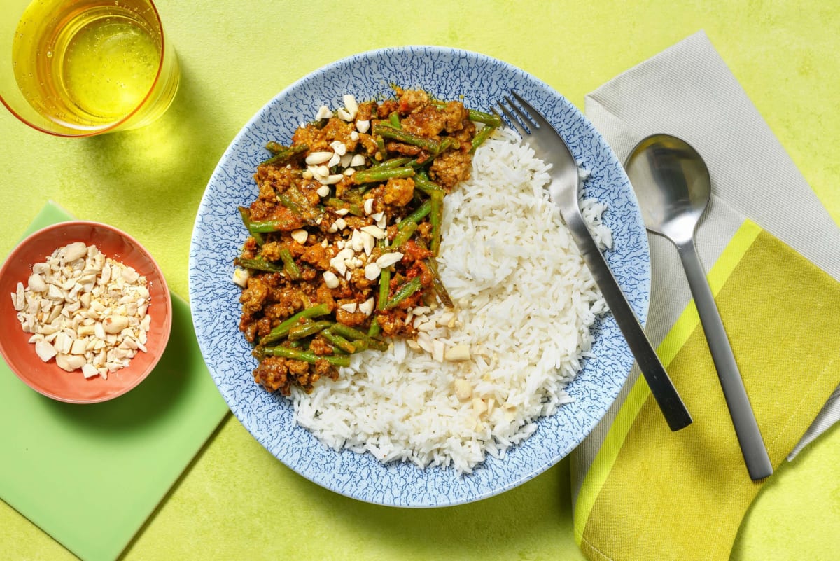 Thai Style Beef and Peanut Stir-Fry