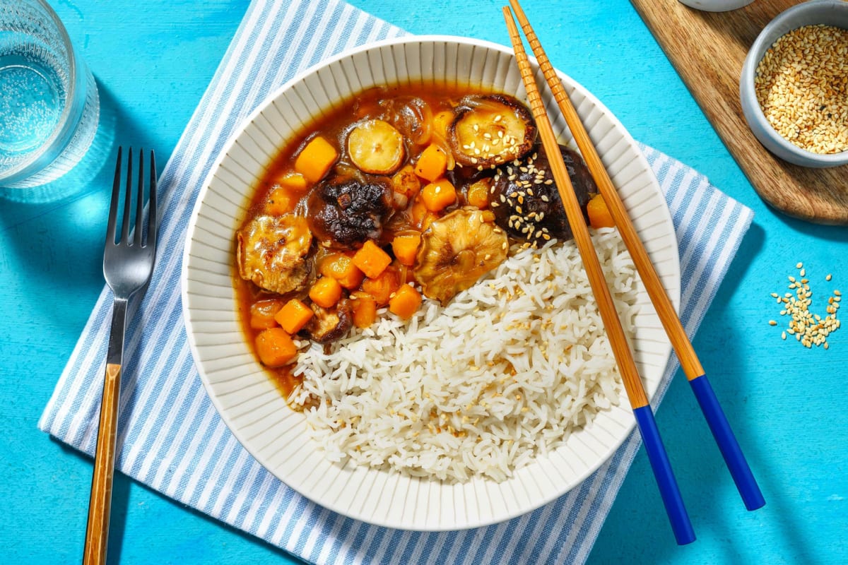 Kabocha Nimono - zucca stufata alla giapponese