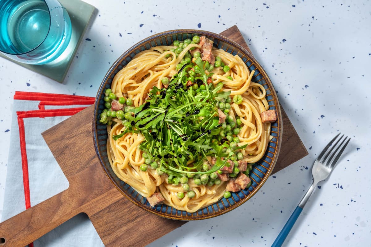 Creamy Chorizo Linguine