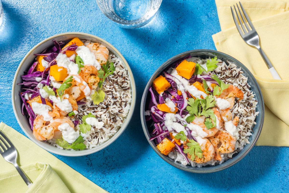 Cajun shrimp bowl