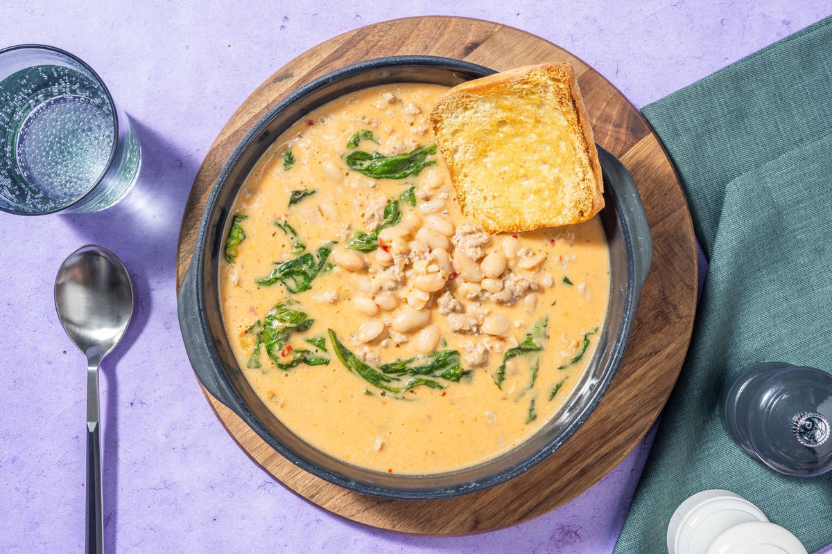 Creamy Sausage and Cannellini Bean Cassoulet Recipe HelloFresh