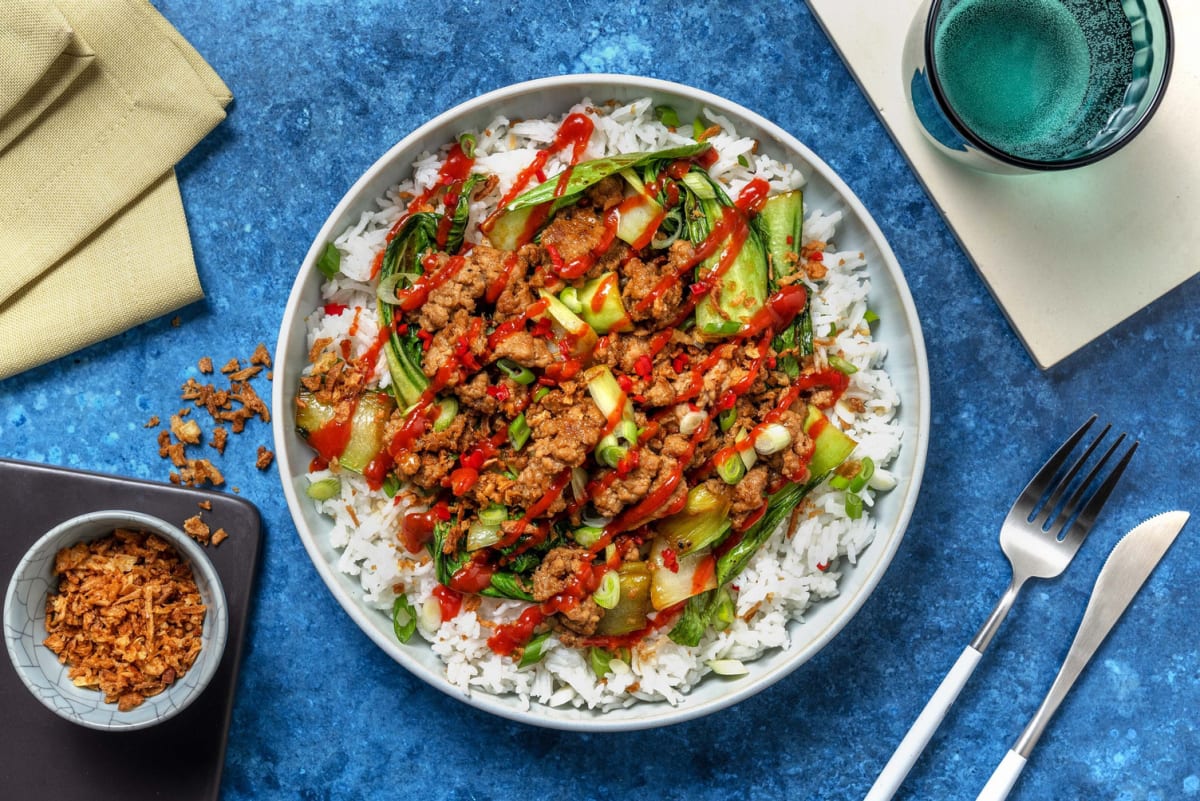 Speedy Caramelized Turkey Bowls