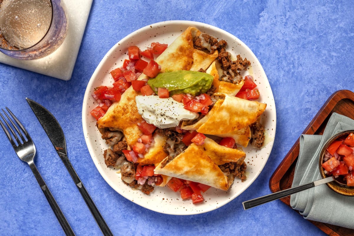Cheesy Chorizo Taquitos