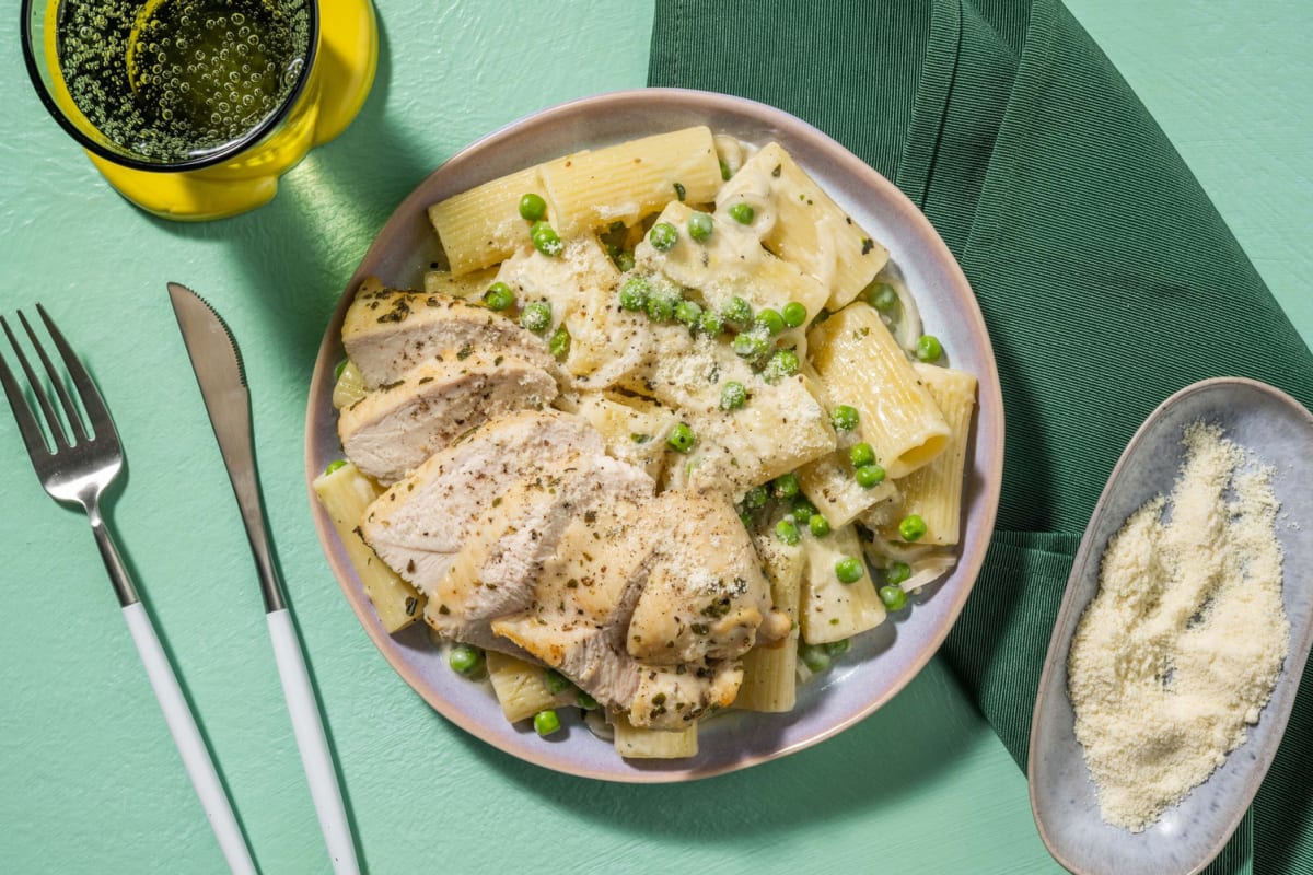 Creamy Chicken and Rigatoni