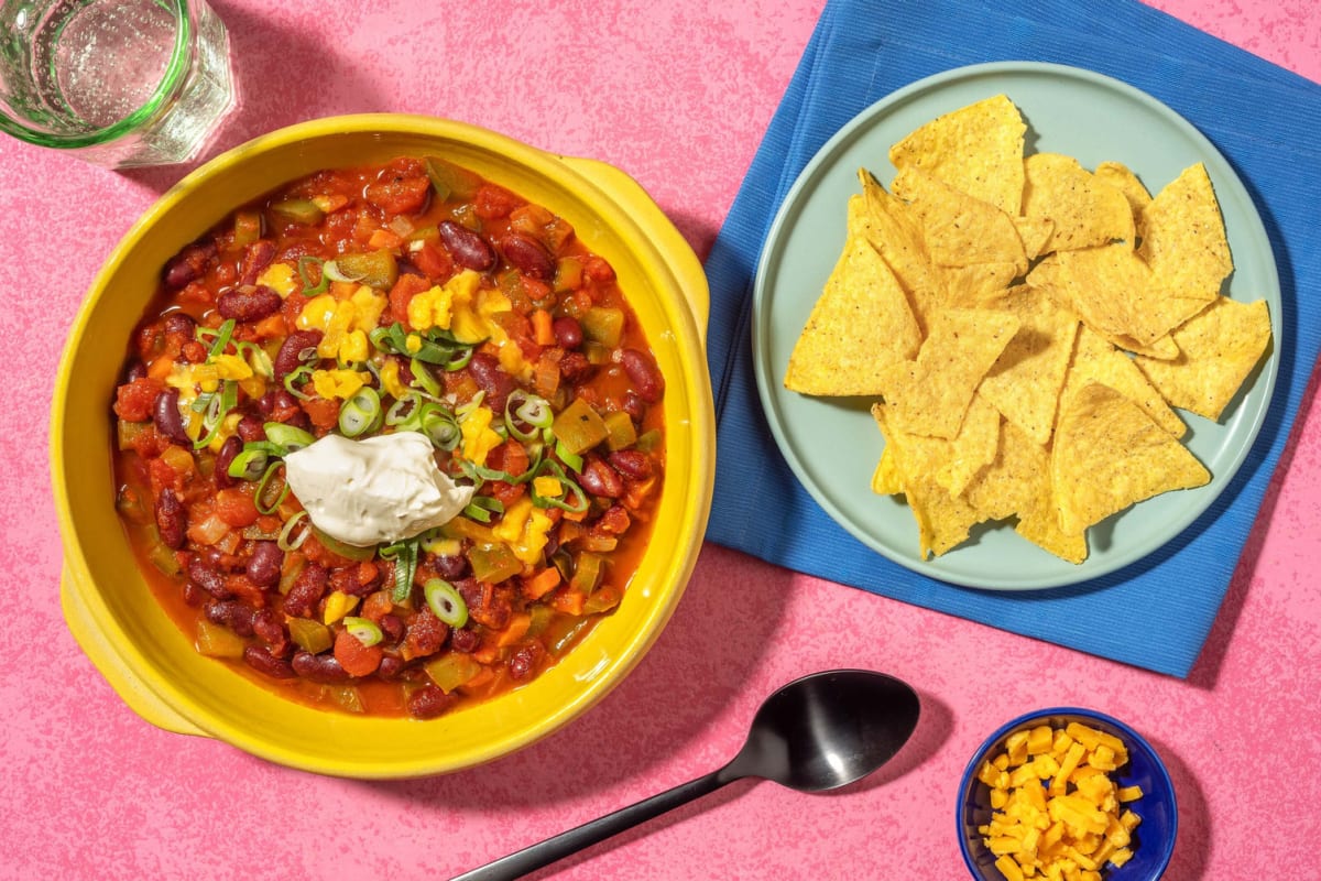 Hearty Veggie and Beef Chili