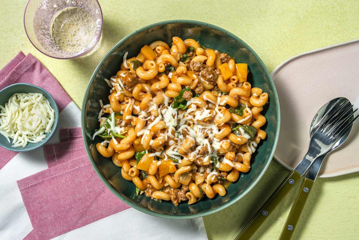 One-Pot Southwest Beef and Cavatappi
