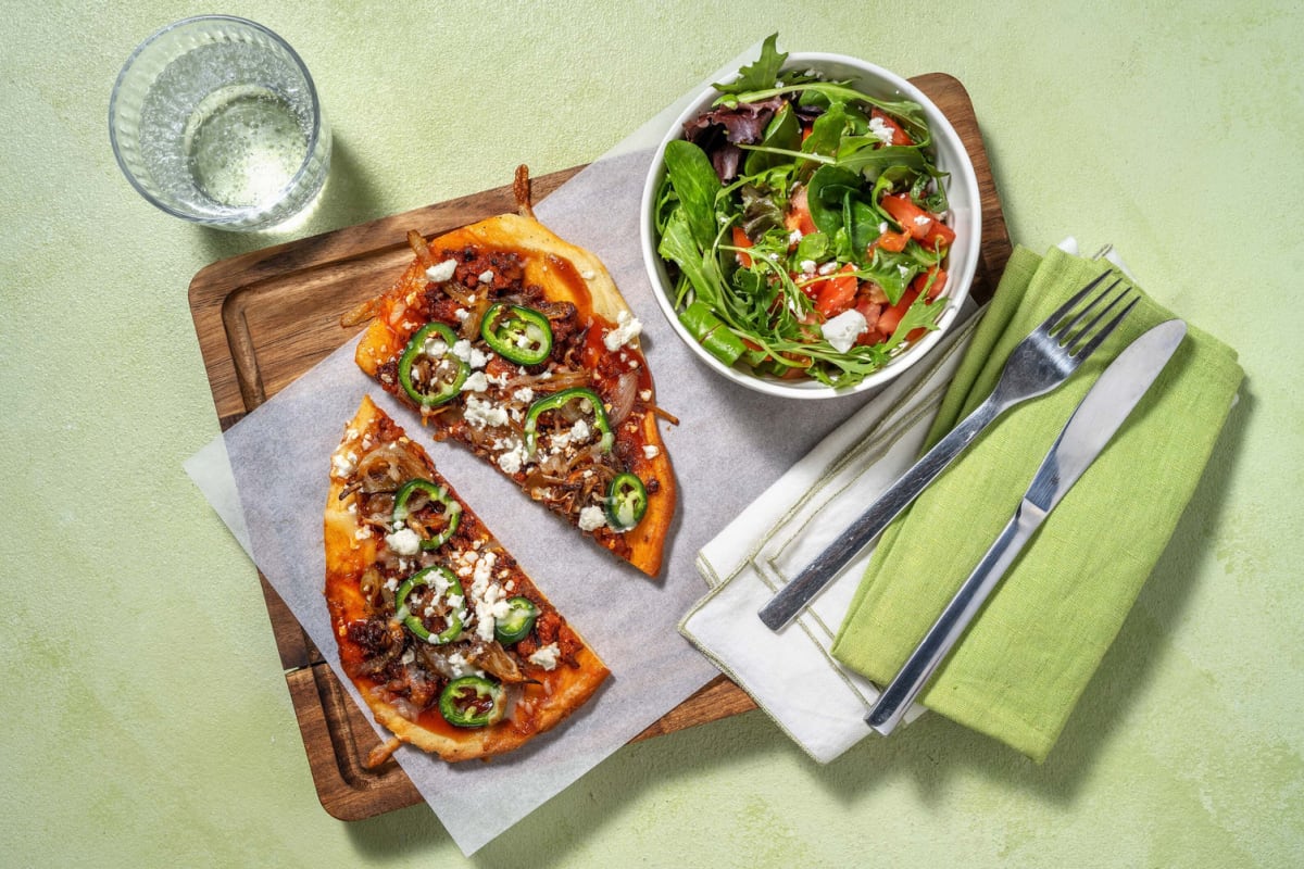 Chipotle-Chorizo Flatbreads