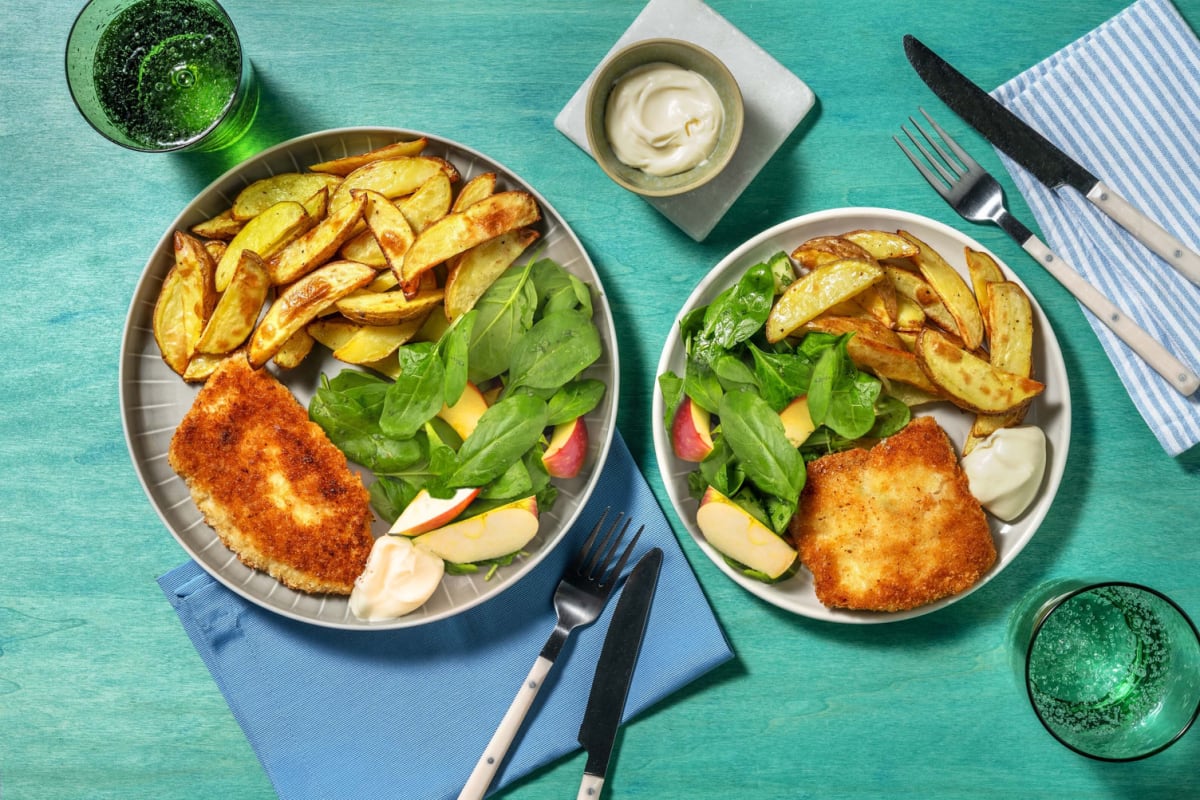 Karrikrydret 'Fish and Chips'