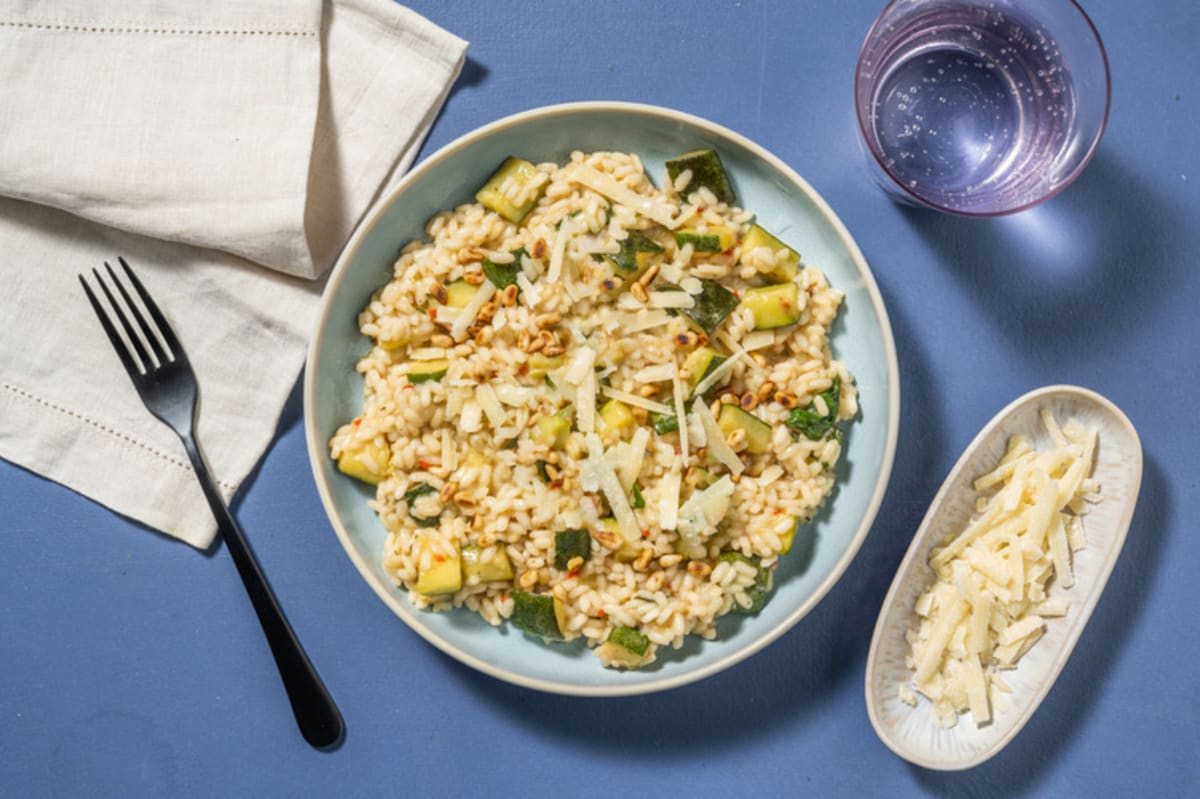 Spicy Courgette Risotto