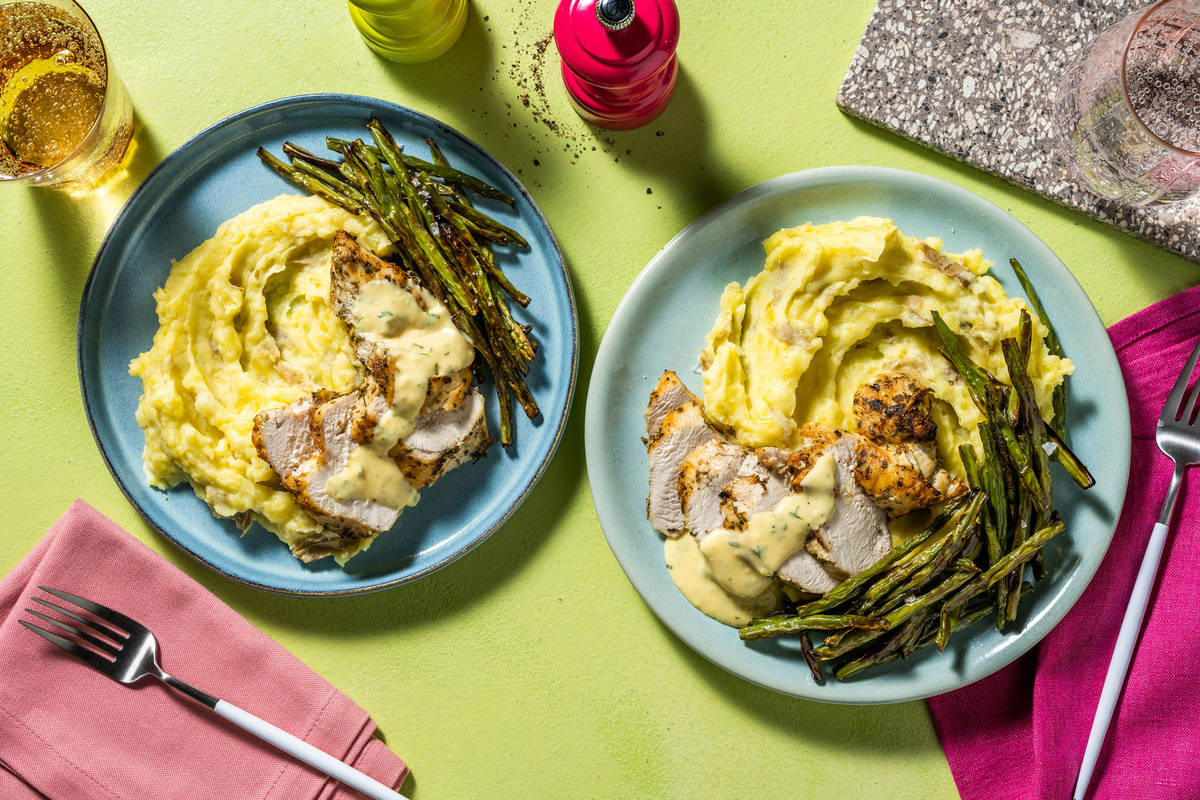 Roasted Chicken in Béarnaise Sauce Recipe HelloFresh
