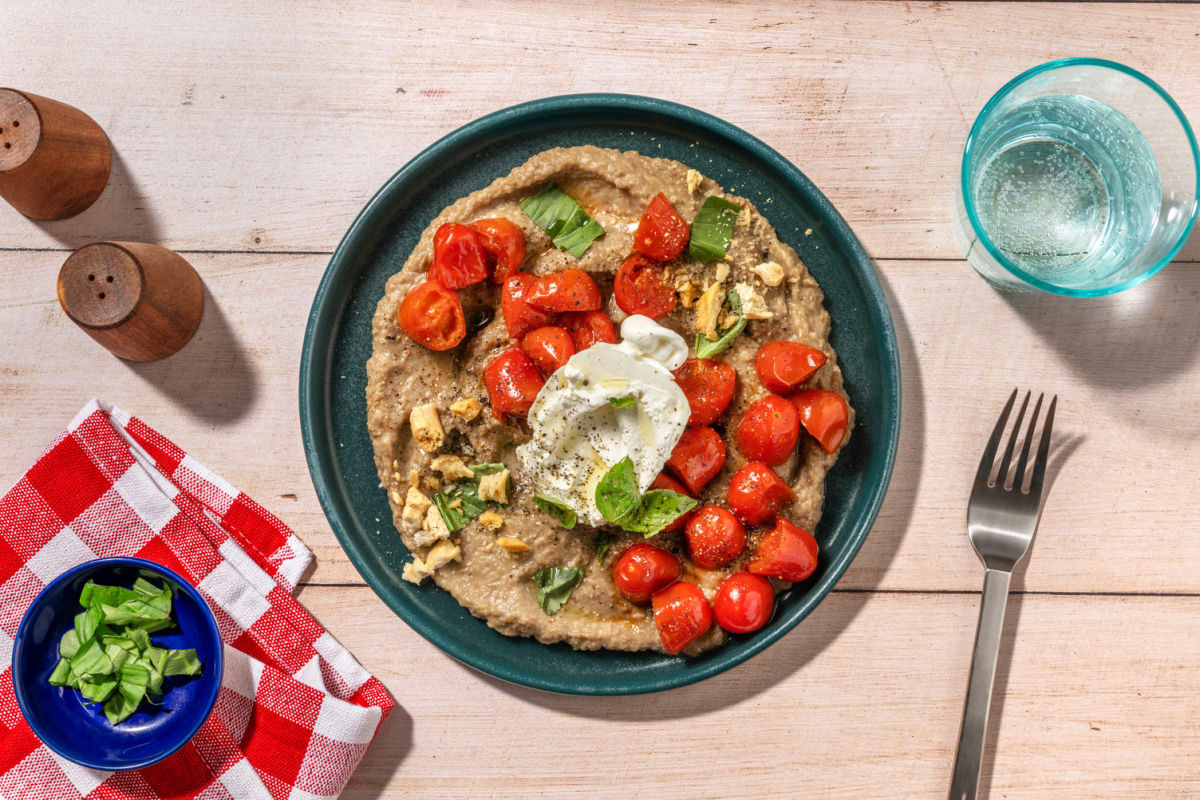 Crema di lenticchie e burrata fresca