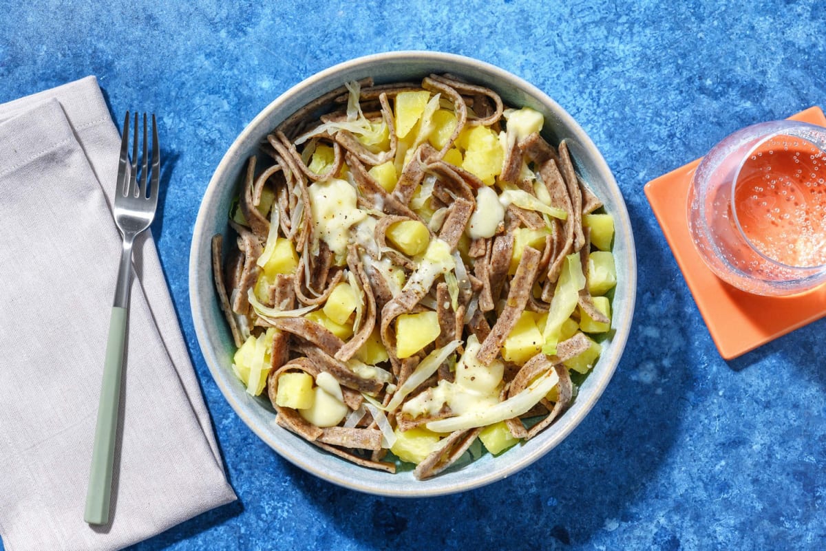 Pizzoccheri filanti alla valtellinese
