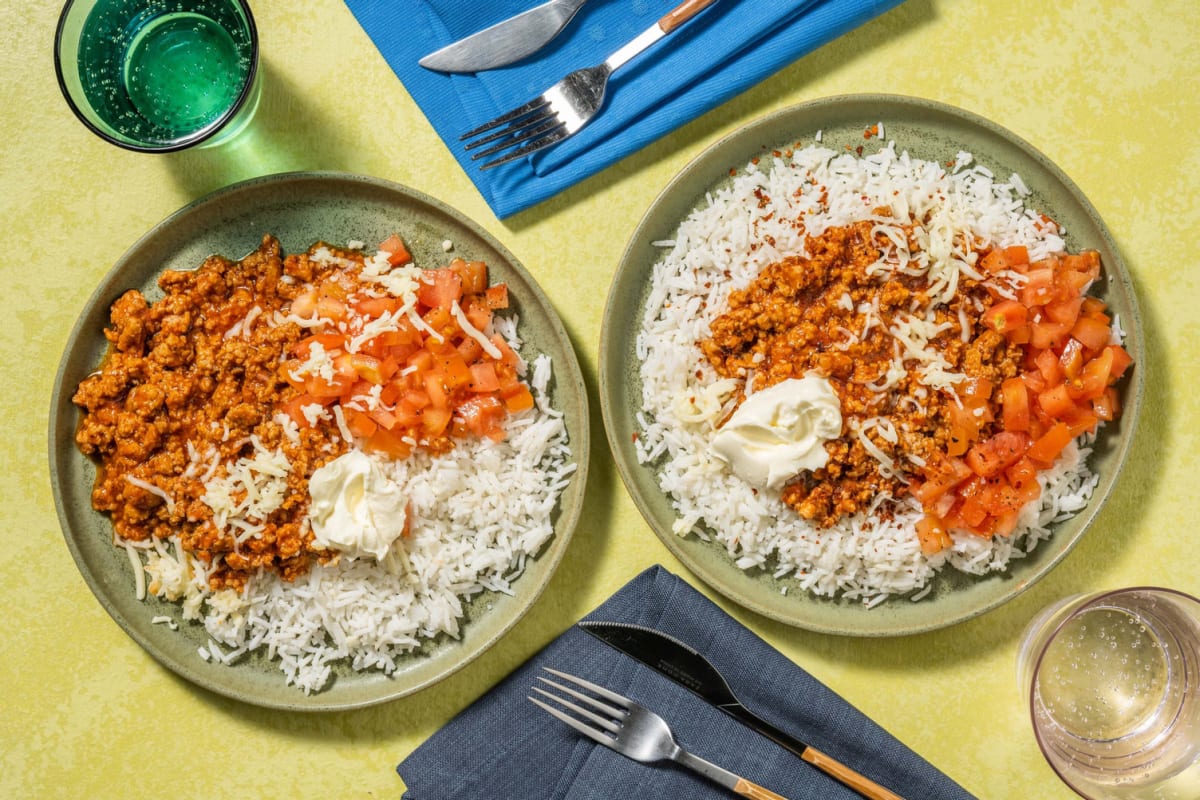 Pork Chilli Burrito Bowl