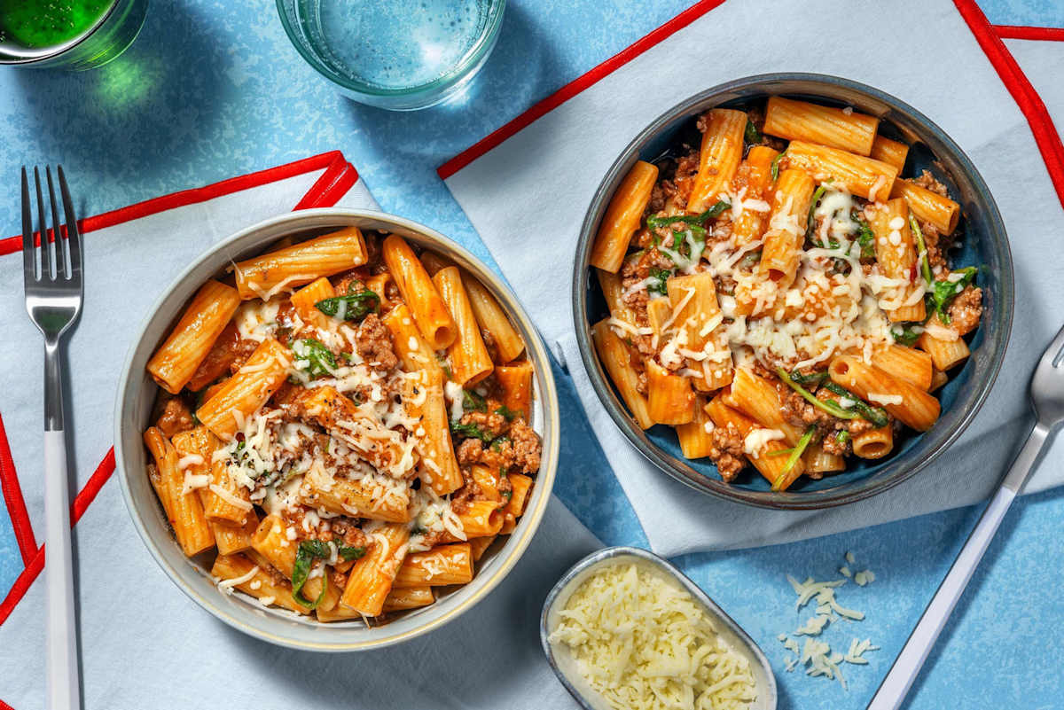 Midweek Chipotle Beef & Pork Rigatoni