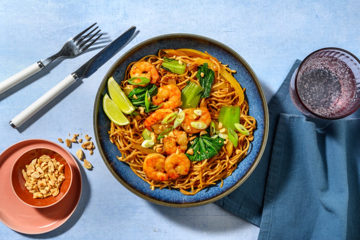 Chilli Garlic Prawn Noodles