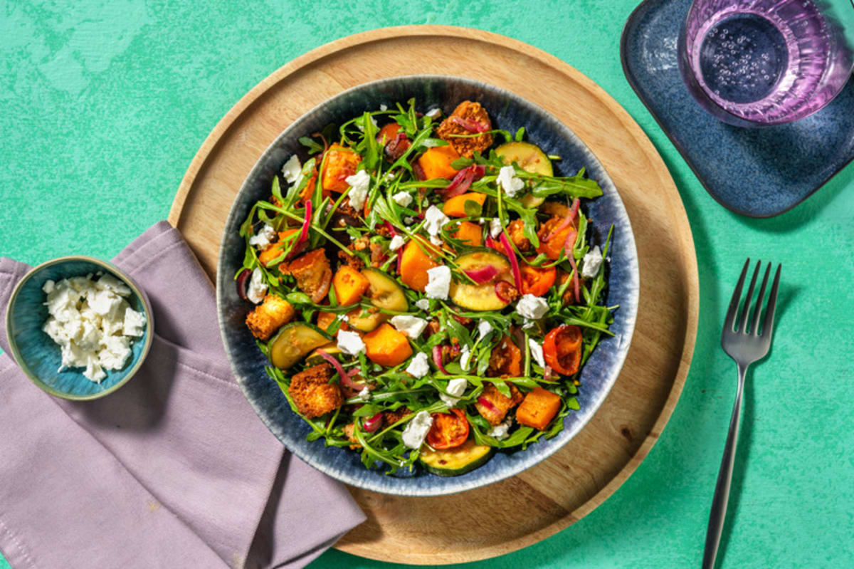 Sweet Potato and Courgette Salad