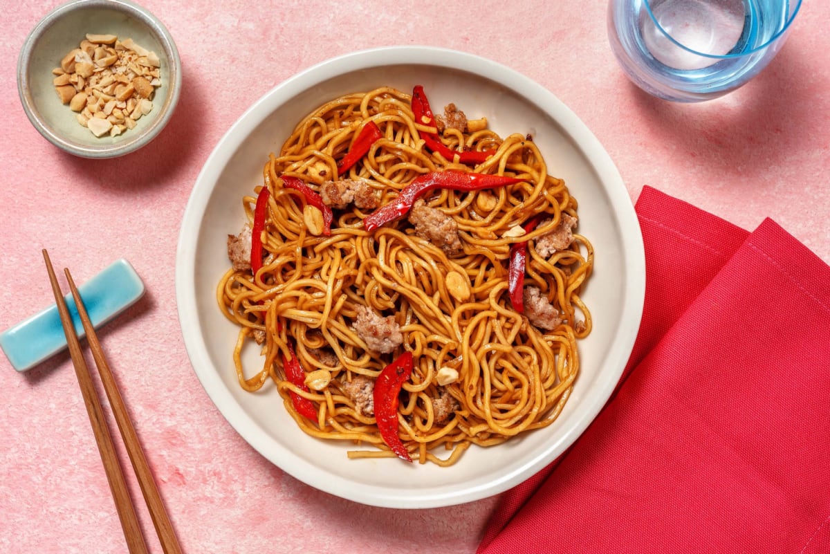 Indonesian Inspired Beef Noodles