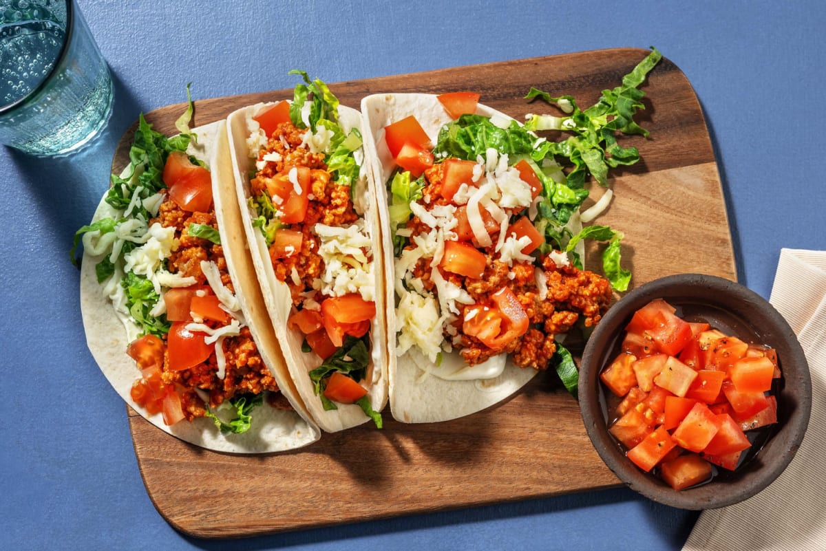 Tex-Mex Style Pork Mince Tacos