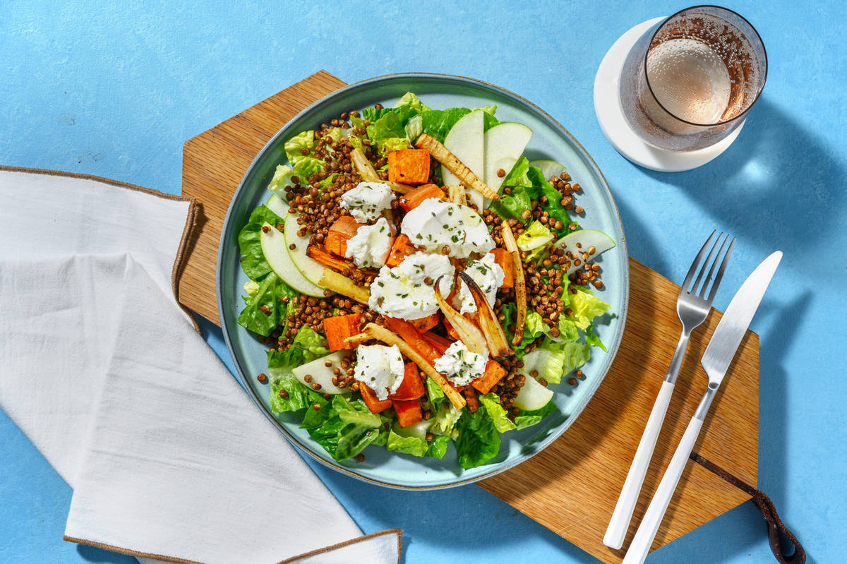 Sweet Potato and Goat's Cheese Salad Recipe HelloFresh