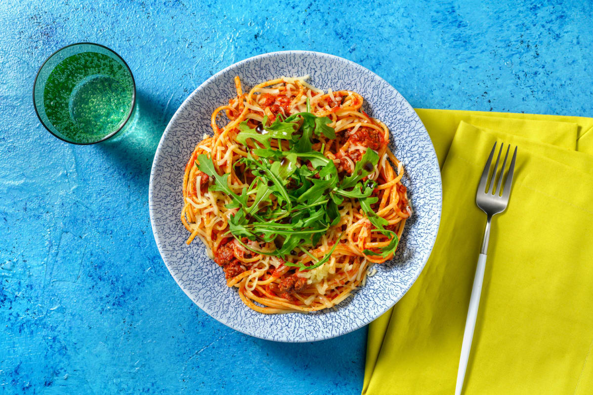 Spiced Beef Linguine