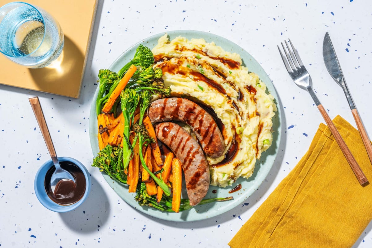 Quick Bangers and Champ Mash Recipe HelloFresh