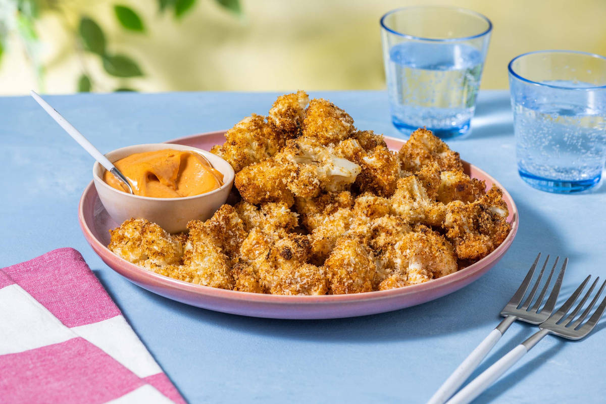 Buffalo Cauliflower Wings Frozen Tempura Cauliflower Air Fryer Air
