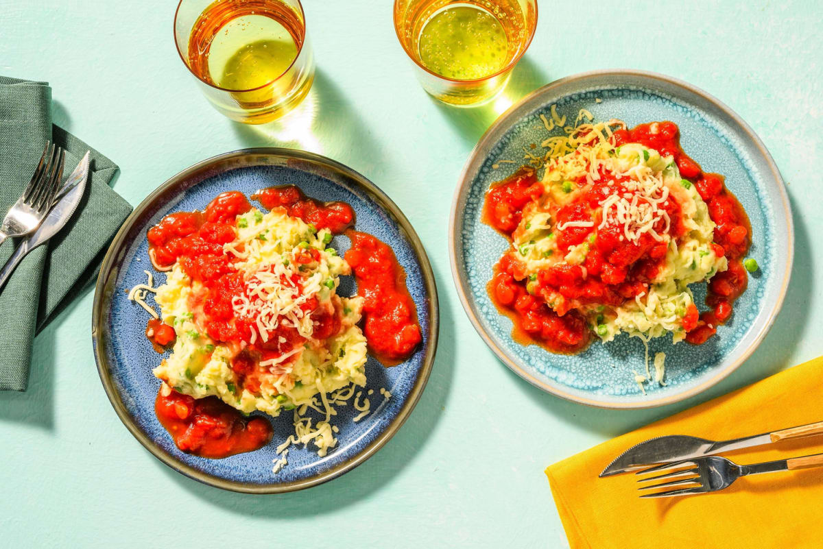 Kids' Volcanic Cheesy Mashed Potatoes