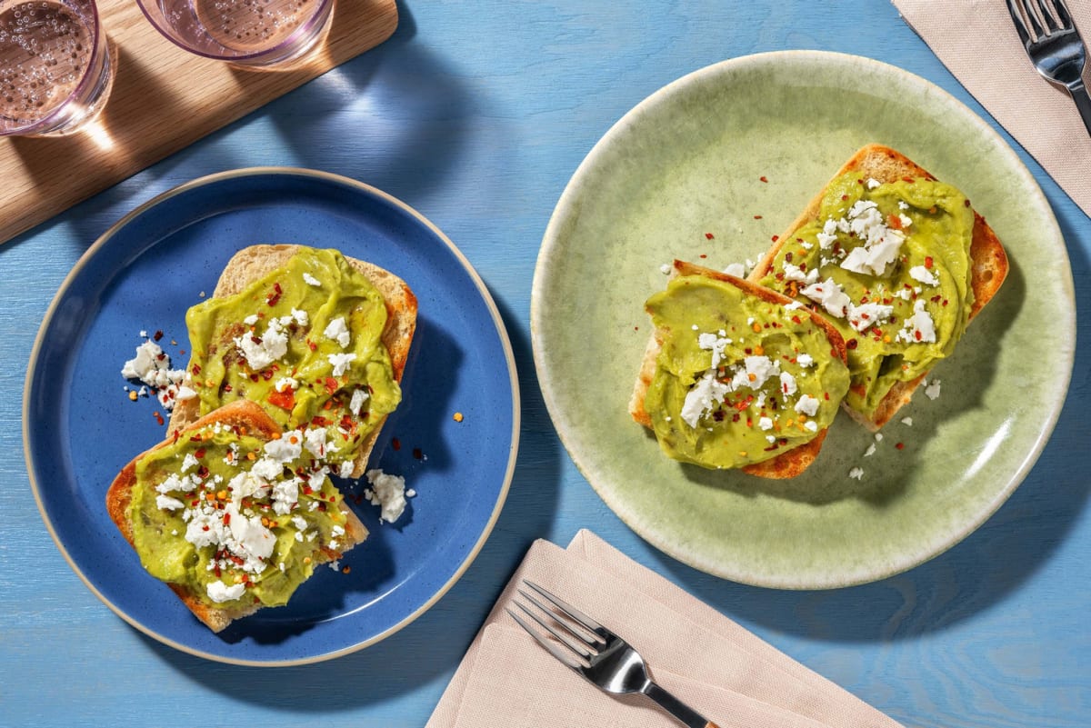 Smashed Avocado Breakfast Ciabatta