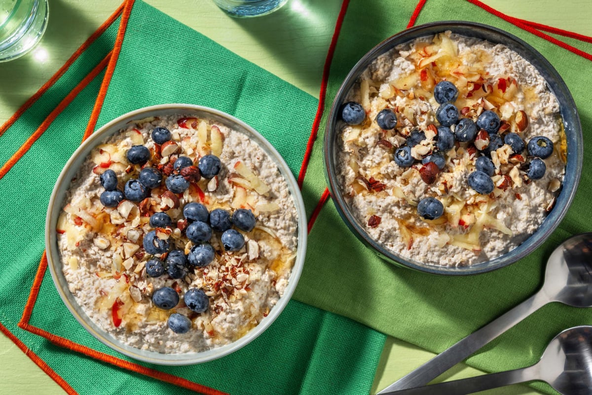 Sweet & Easy Honey Apple Bircher Muesli