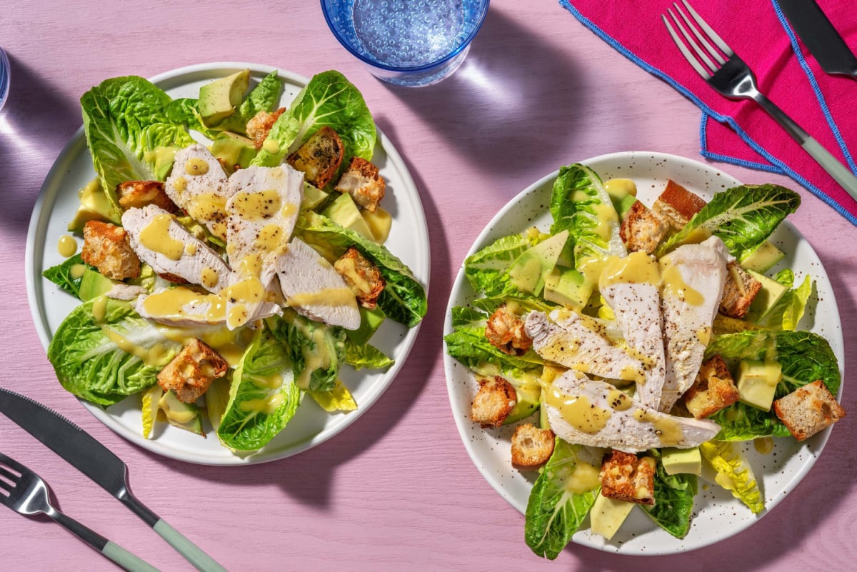 Chicken, Avocado and Herby Crouton Salad